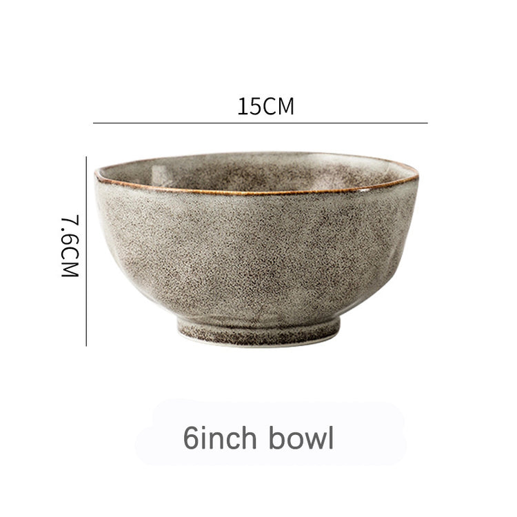 Japanese Stone Tableware Old-fashioned Porcelain Stoneware Dishes