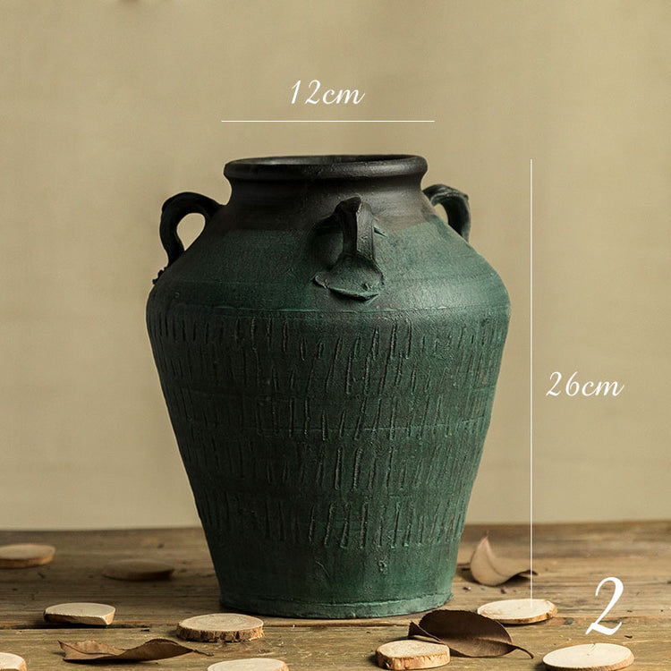 Stoneware Clay Pot Vase Decoration Flower Pot Living Room