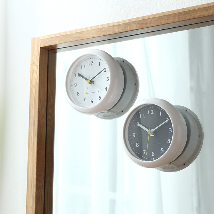 Bathroom Small Waterproof Suction Cup Clock