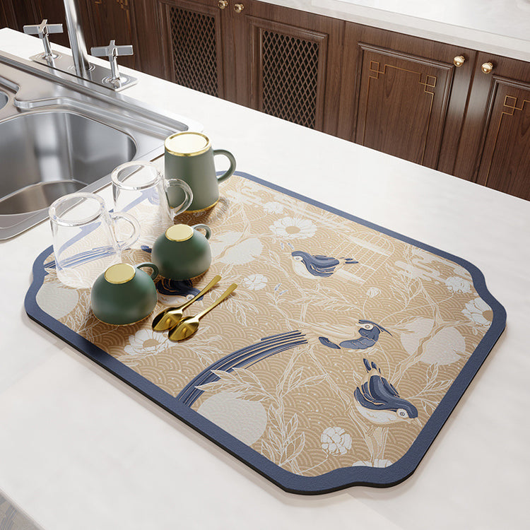 Kitchen Draining Mat Heat Proof Mat Teacup Mat