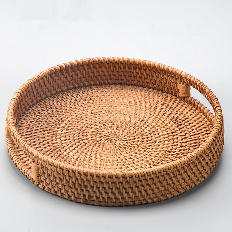 Handmade autumn rattan fruit basket