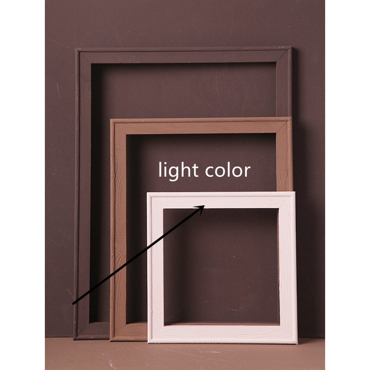 Photo Props Morandi Color Wooden Photo Frame