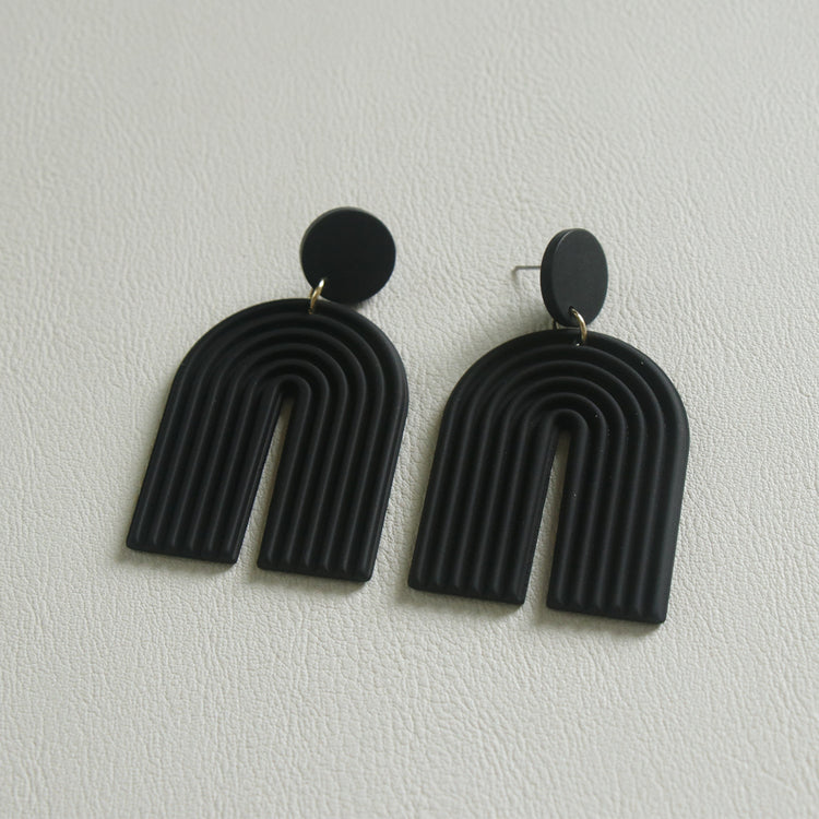 Acrylic Clay Lacquer Earrings