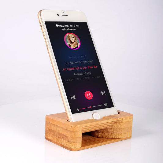 Sassy Boombox | Wooden mobile phone loudspeaker