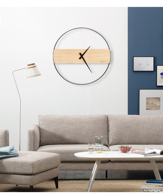 Simple table living room wall clock