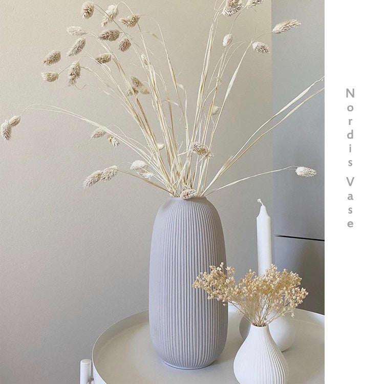 Study Ceramic Matte Flower Flower Stand