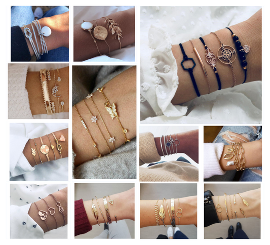 Multilayer bracelet bracelet set