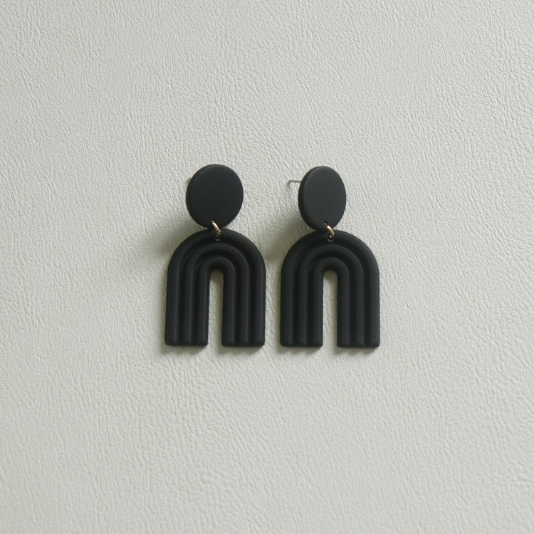 Acrylic Clay Lacquer Earrings