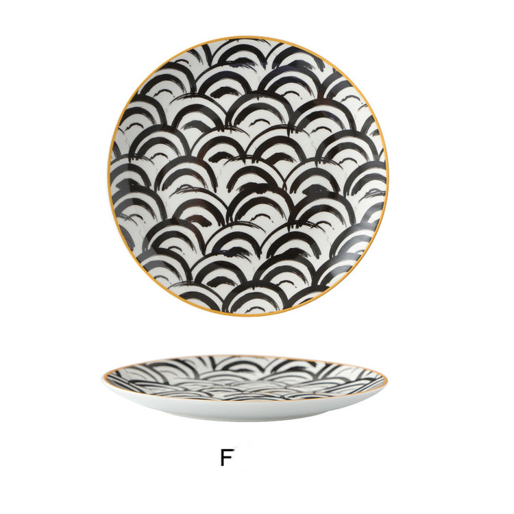 Ceramic breakfast plate