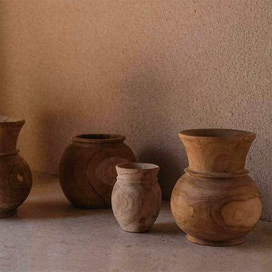 Best Creative Retro Wooden Vase Nordic