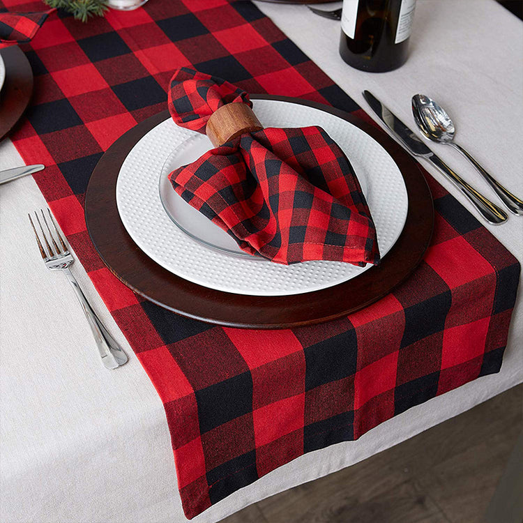 Christmas fashion Plaid table cloth decoration