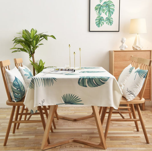 Monstera Nordic Modern Table Cloth Tablecloth