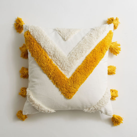 Yellow Cotton Pillow