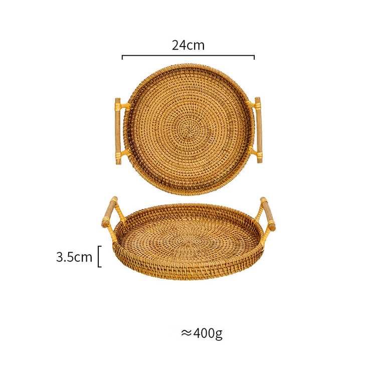 Modern Housewife Japanese Rattan Tray