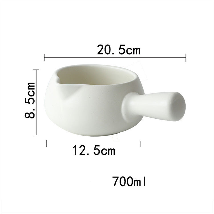 Japanese Style Milk Pot Ceramic Household Non Stick Pot