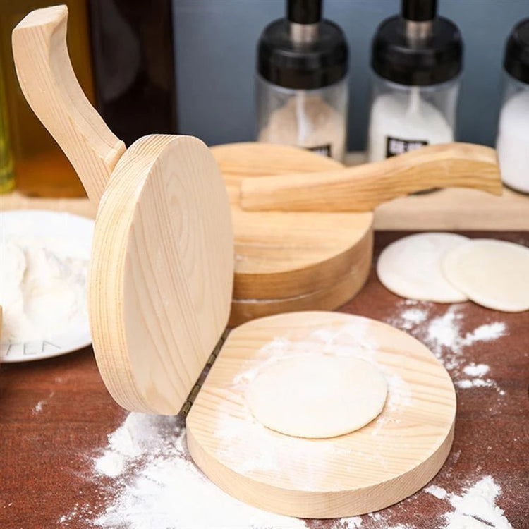 Wooden Dough Pressing Tool