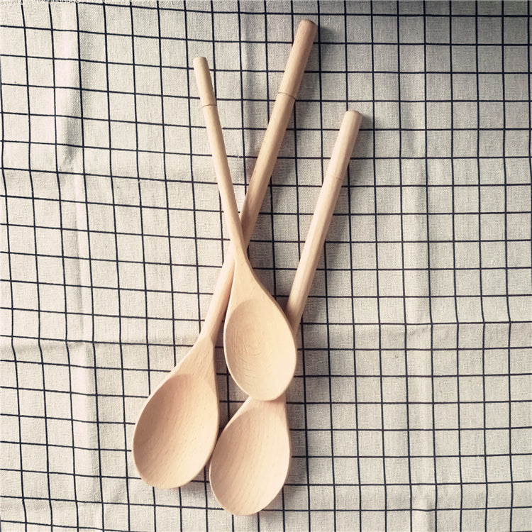 Beech Soup Stock Pot Milk Pot Cooking Spoon