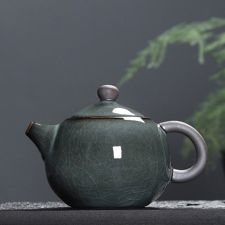 Iron single pot teapot ceramic single pot