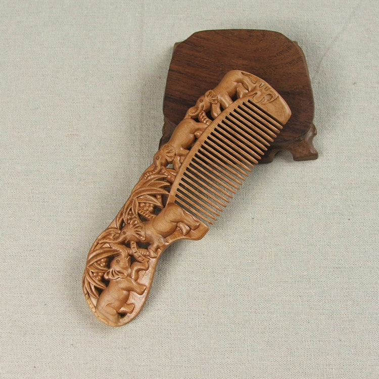 Carved Wooden Comb | Vintage Luxury Craftsmanship