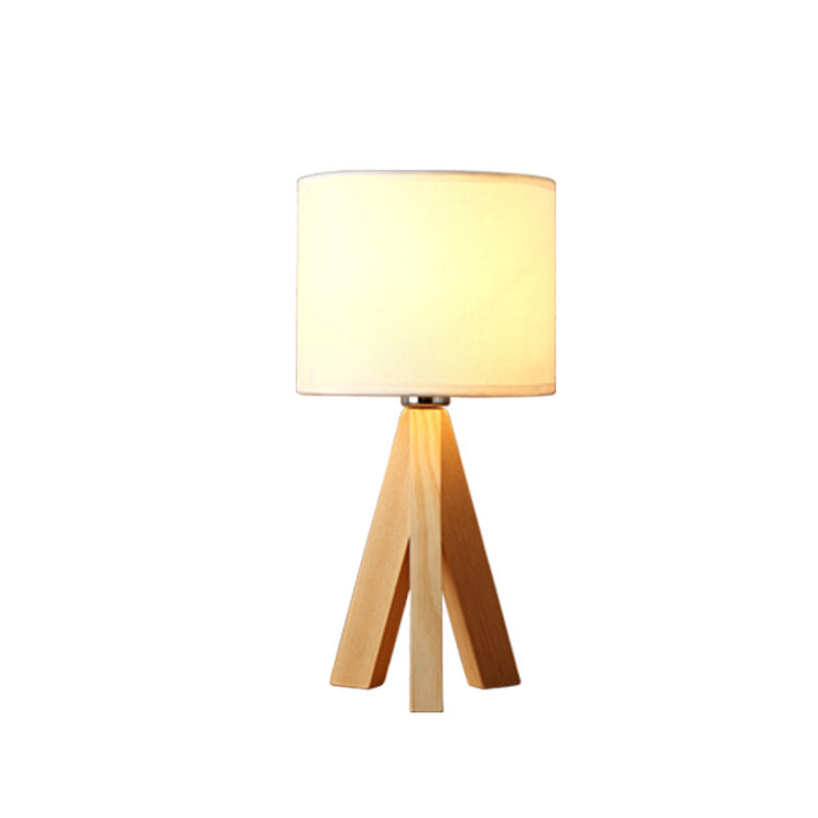 Eye protection desk lamp solid wood desk lamp bedroom