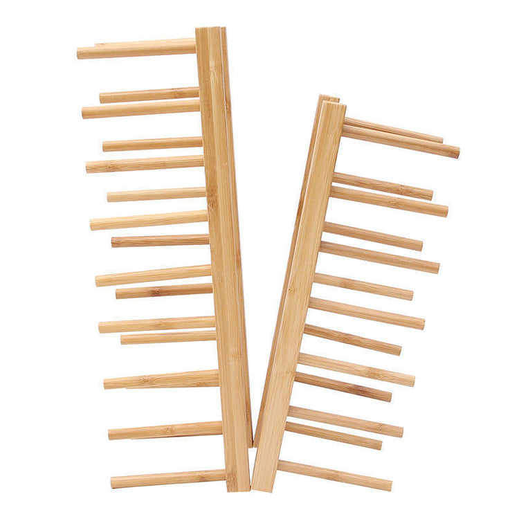 Bamboo Plate Organiser