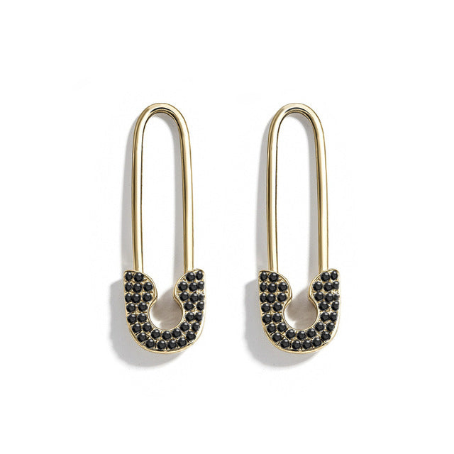 Earring Pin Metal Multicolor Earrings Female Jewelry