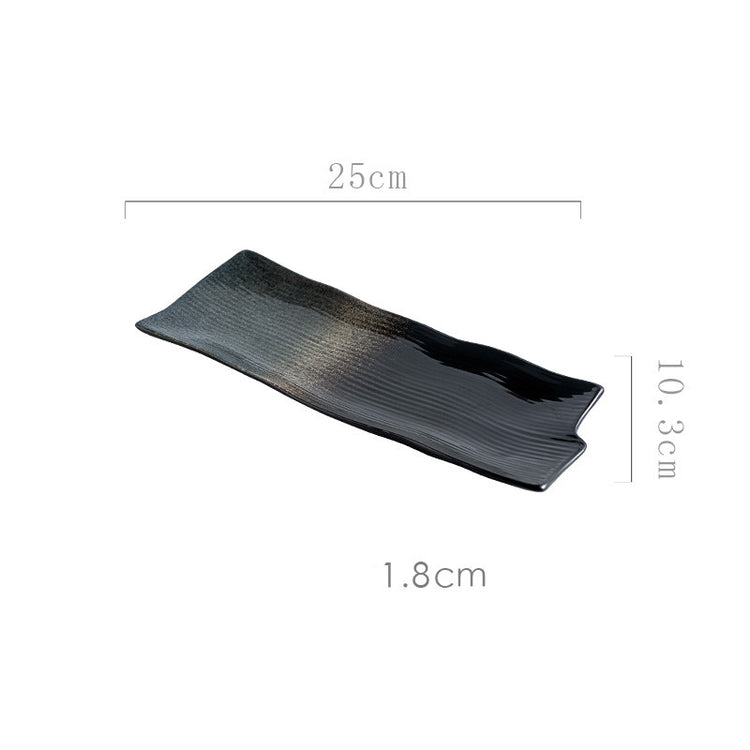 Creative Ceramic Irregular Long Flat Plate