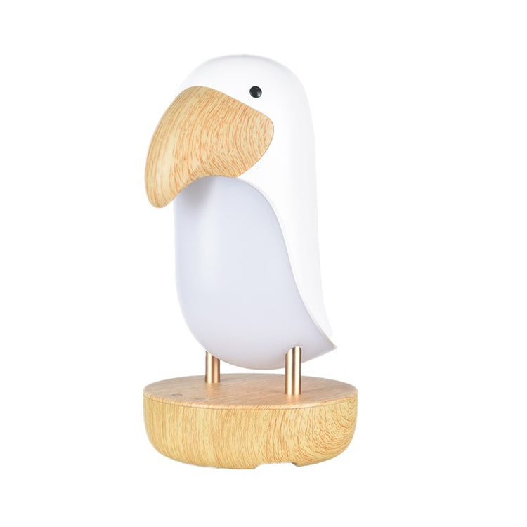 Creative Bedroom Wooden Bird Table Lamp