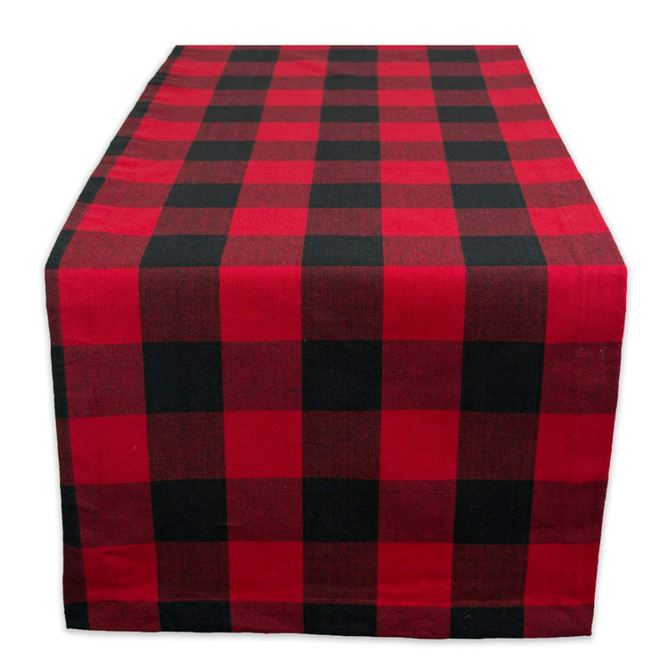 Christmas fashion Plaid table cloth decoration