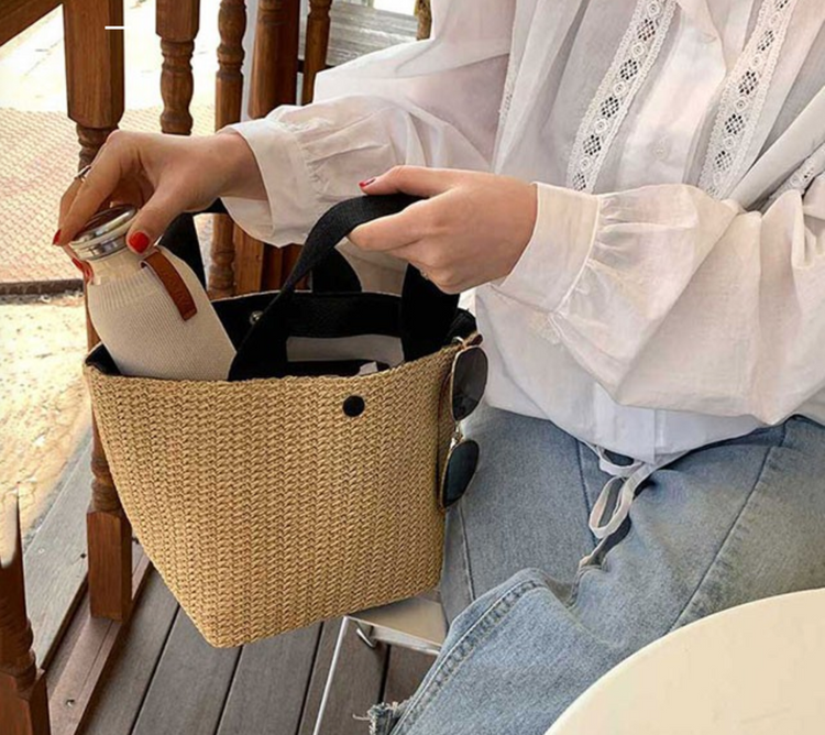 Casual Rattan Women Handbags