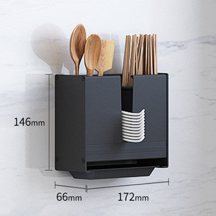 Nordic minimalist kitchen shelf