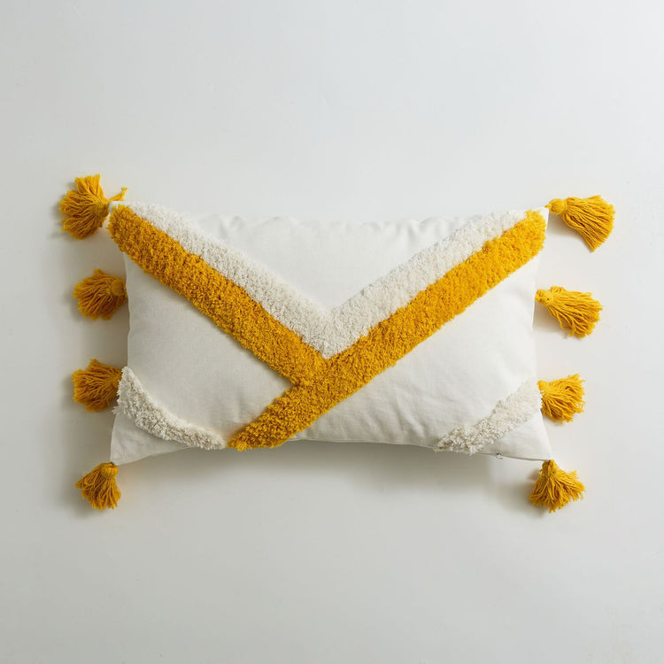 Yellow  Cotton Pillow