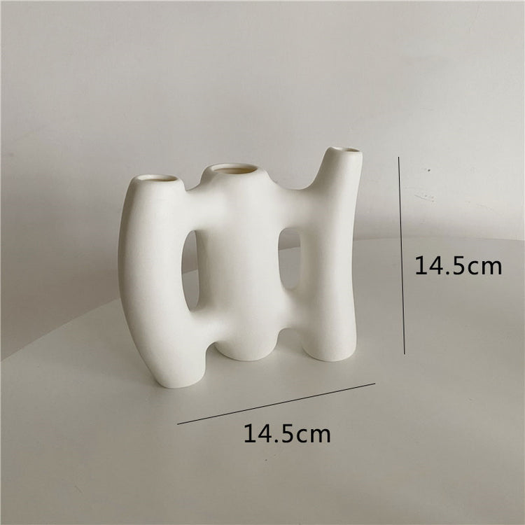 Special-Shaped Abstract Ceramic Vase Ornaments