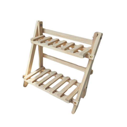 Ins Korean Log Storage Rack Table Decoration Finishing Storage