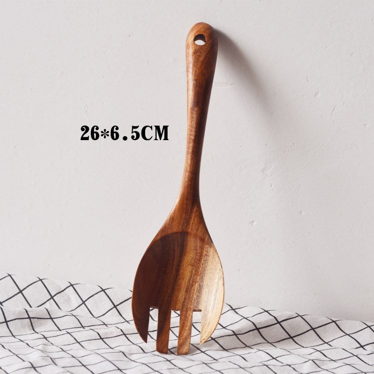 Non-stick cooking special wooden spatula