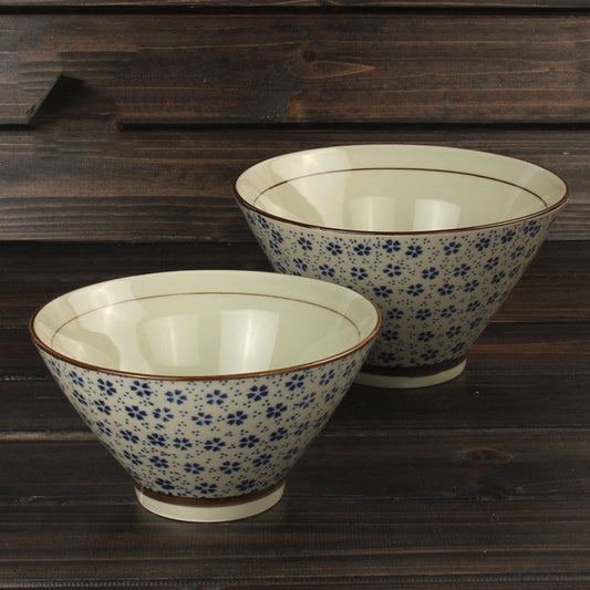 Hat Bowl, Cone Bowl, Japanese Style And Cherry Blossom Bowl, Large Bowl