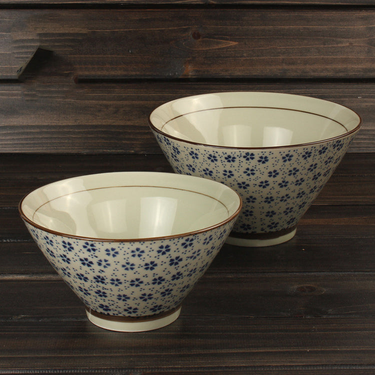 Hat Bowl, Cone Bowl, Japanese Style And Cherry Blossom Bowl, Large Bowl