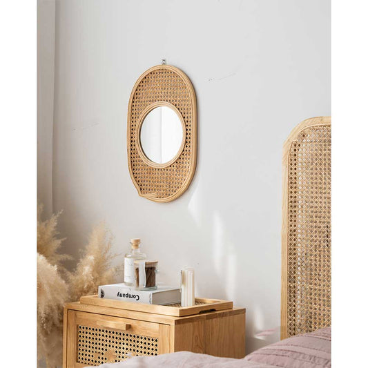 Summer Rattan Mirror