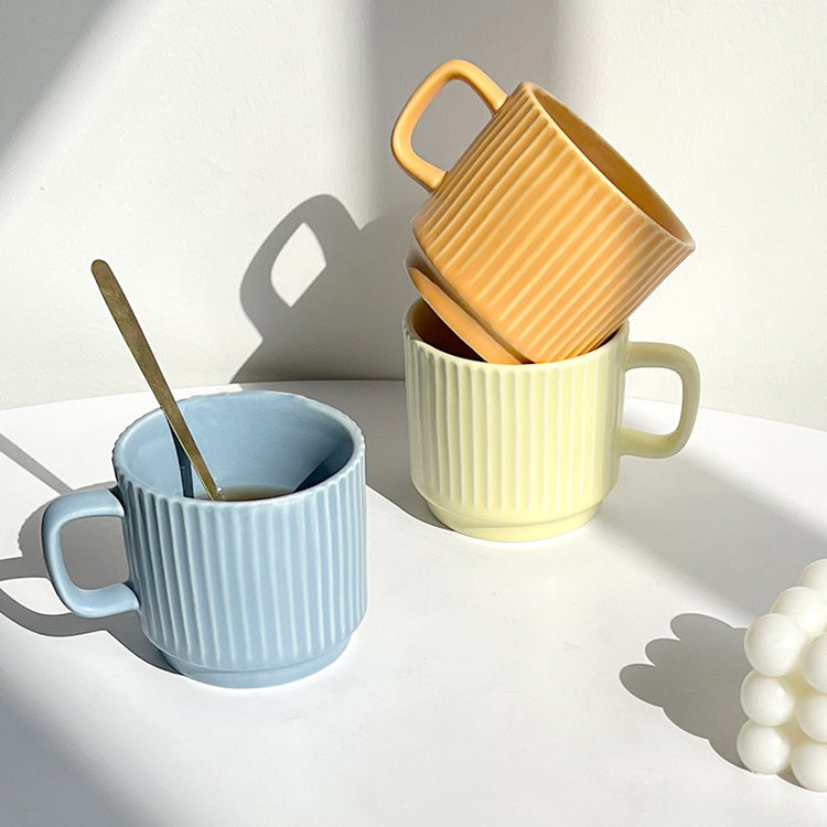 Macaron Candy Color Ceramic Mug