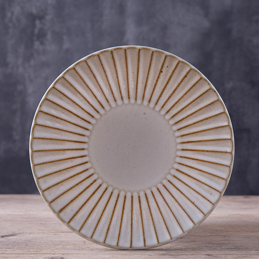 Tune Chrysanthemum Ceramic Frosted Dessert Plate