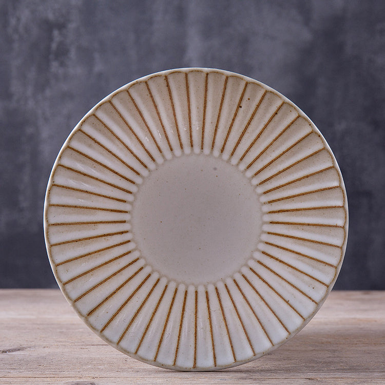 Tune Chrysanthemum Ceramic Frosted Dessert Plate