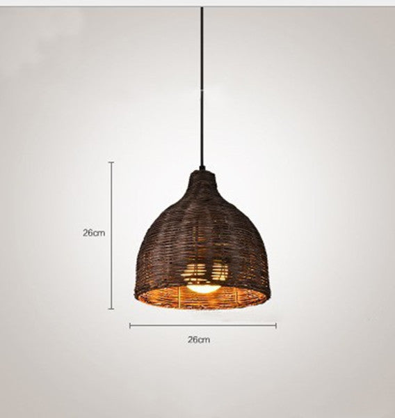 Rattan Lampshade Japanese Rattan Bamboo Chandelier