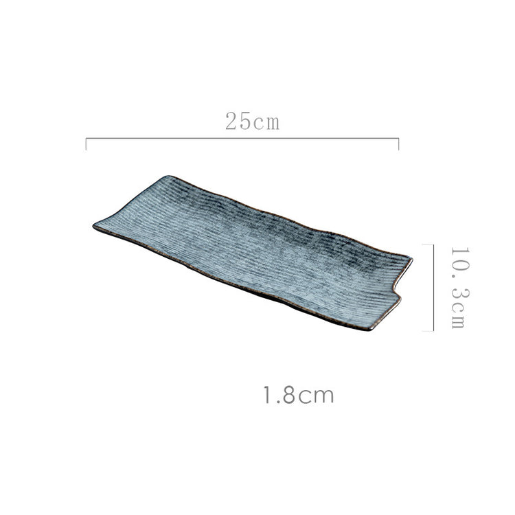 Creative Ceramic Irregular Long Flat Plate