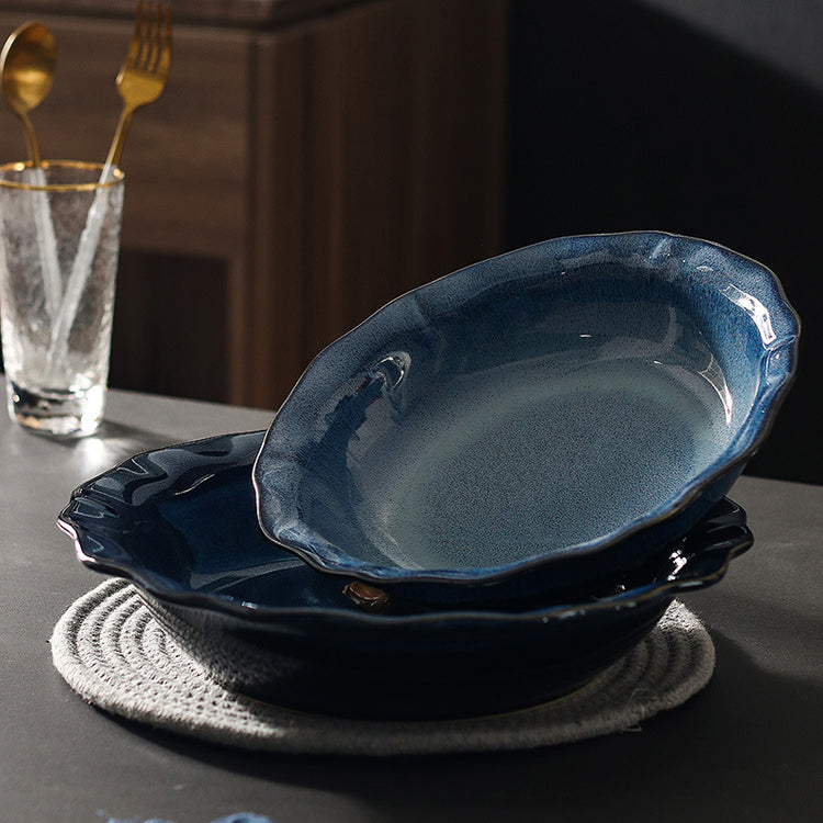 Boiled Fish Bowl Ceramic Plate And Dried Vegetables