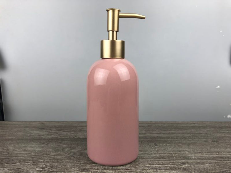 Bathroom Creative Ceramic Perfume Shower Gel Bottle