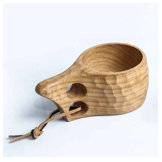 Irregular wooden cup