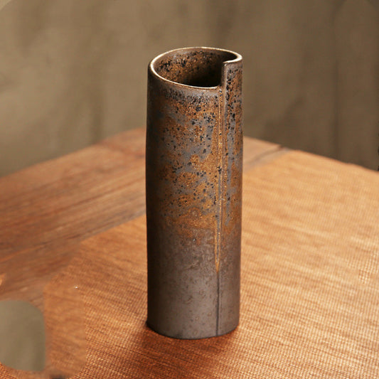 Zen rough pottery vintage vases