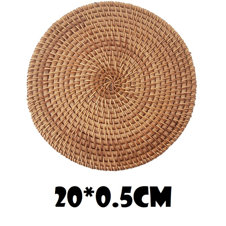 Rattan Anti-scald Tea Set Coffee Table Mat