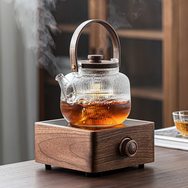 High Borosilicate Glass Steaming And Cooking Teapot