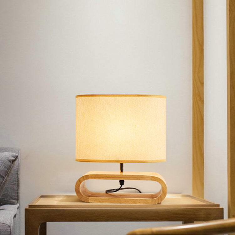 Simple Wooden Table Bedroom Bedside Lamp